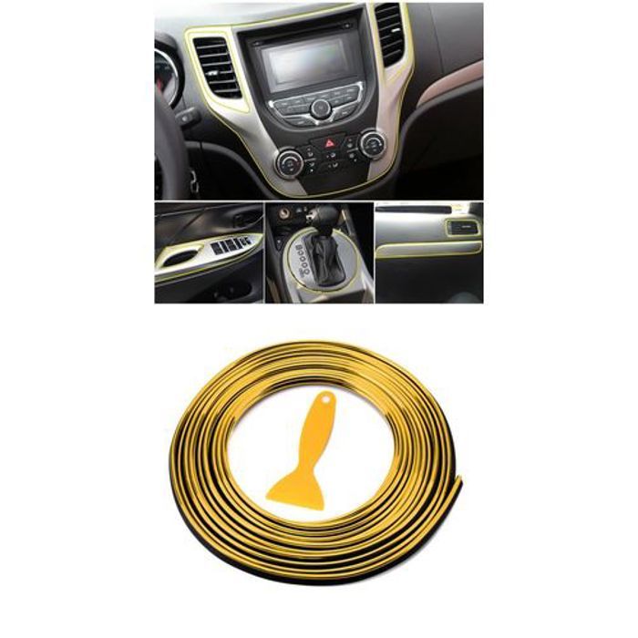 Lisere Décoratif Bande 3D de Décoration -Fil Accessoires Auto Voiture-Style 5M