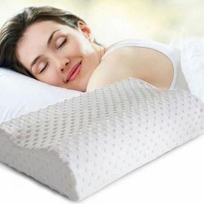 Oreiller - Médical - Ergonomique - Mousse à mémoire de forme - 40x60 cm - Blanc