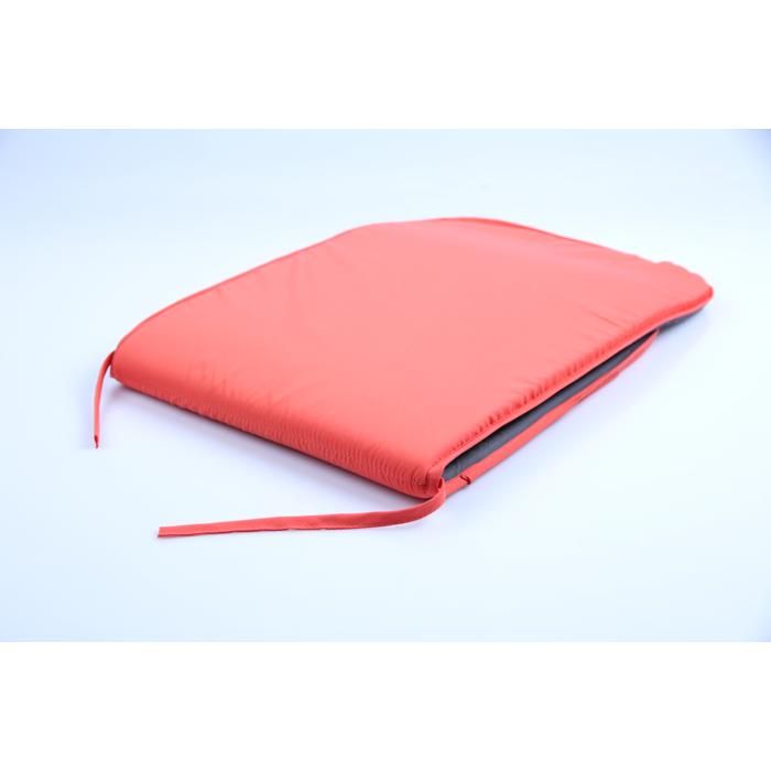Coussin de Chaise - GARDENSTAR - 96 x 40 cm - Couleur Corail - Forme Rectangulaire - Style Contemporain