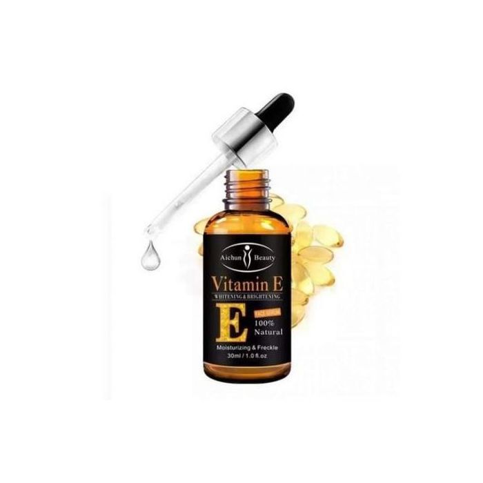 Sérum pour le visage - AICHUN BEAUTY - 100% Naturel - Vitamine E - 30 ml - Antioxydant puissant