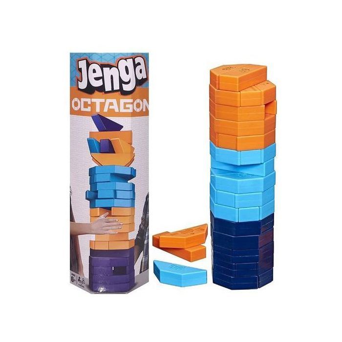 Jeu Jenga Classique avec 45 Blocs en Plastique : un jeu d'adresse et de suspense