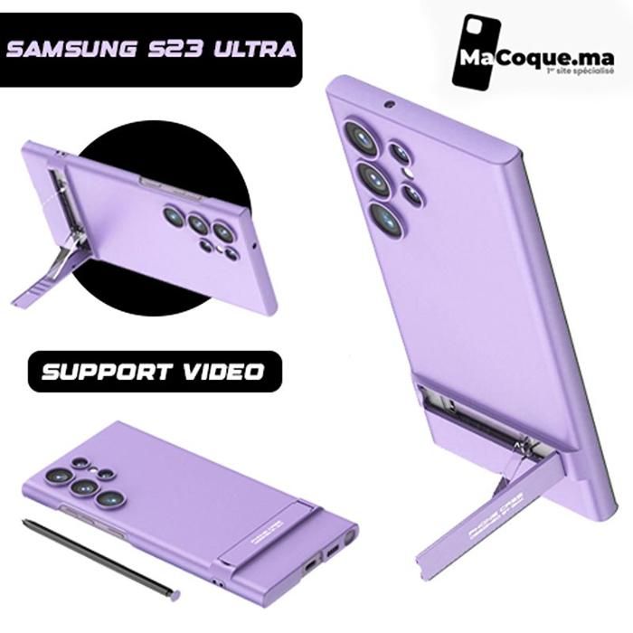 MAUVE Coque ULTRAMINCE Samsung S23 ULTRA Piquet Support Video Antichoc
