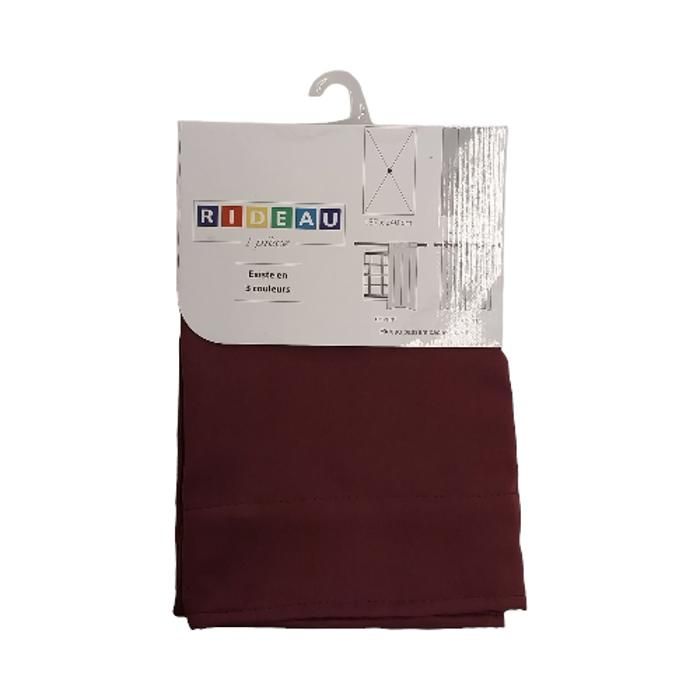 RIDEAU FENÊTRE TAB-TOP AVEC ANNEAUX 135X240