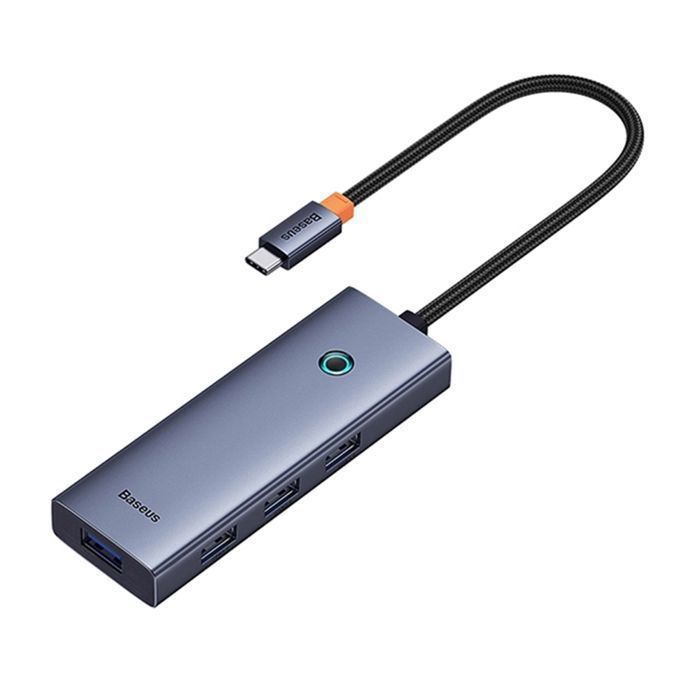 Hub Type-C la 4x USB3.0 - Baseus (B0005280A813-03) - Gris sidéral