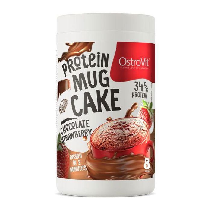 Protein Mug Cake 360 g Chocolate-Strawberry - Protéine De Haute Qualité Pour Vos Muscles