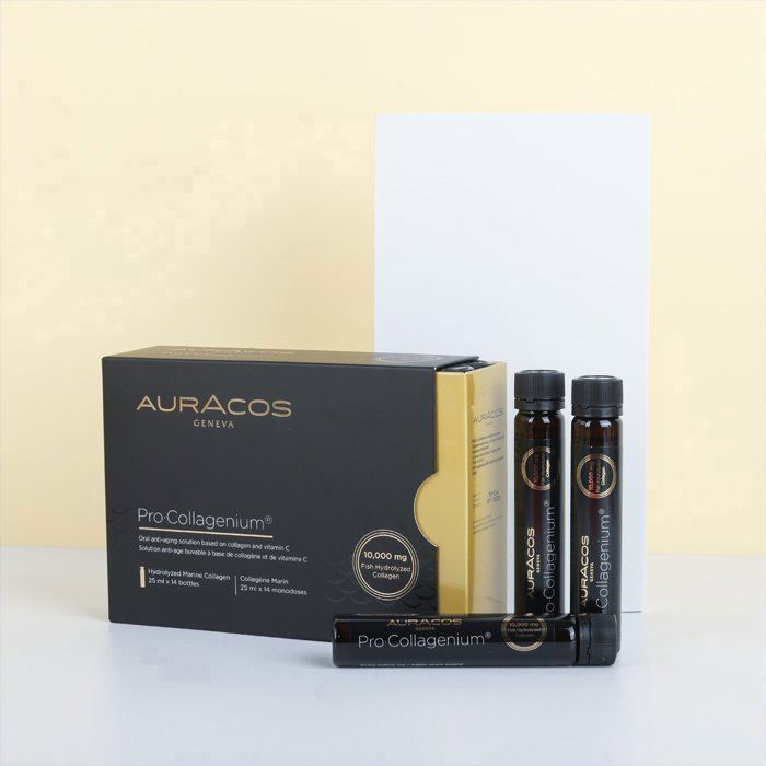 AURACOS Pro-Collagenium 14 Flacons Collagène marin buvable anti-âge