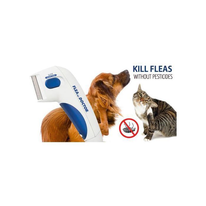Peigne anti puce électrique pour les animaux de compagnie