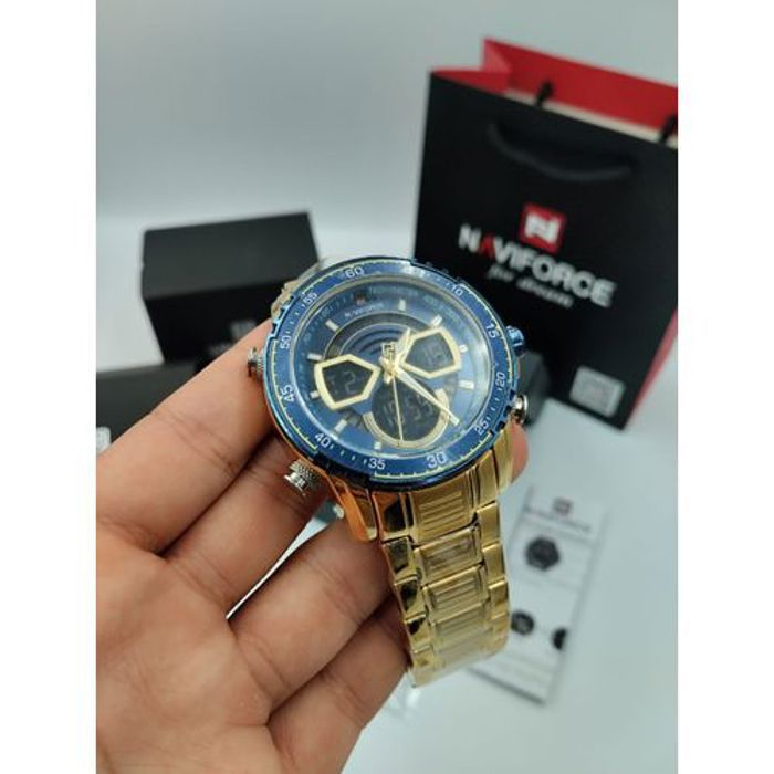 Montre Homme - Naviforce - NF9189 - Acier - Doré - Luxe 2023