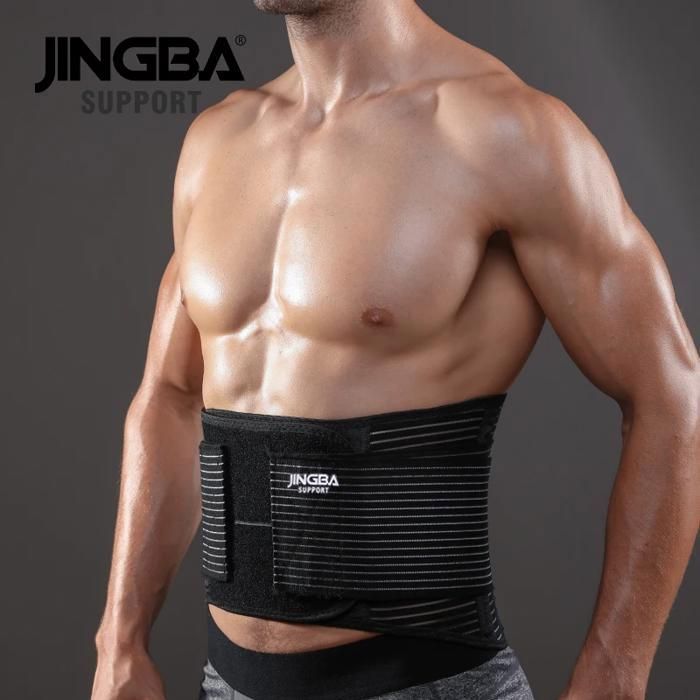 JINGBA-Ceinture de sport, soutien de la taille du dos, respirant, pressurisé, perte de poids, fitness
