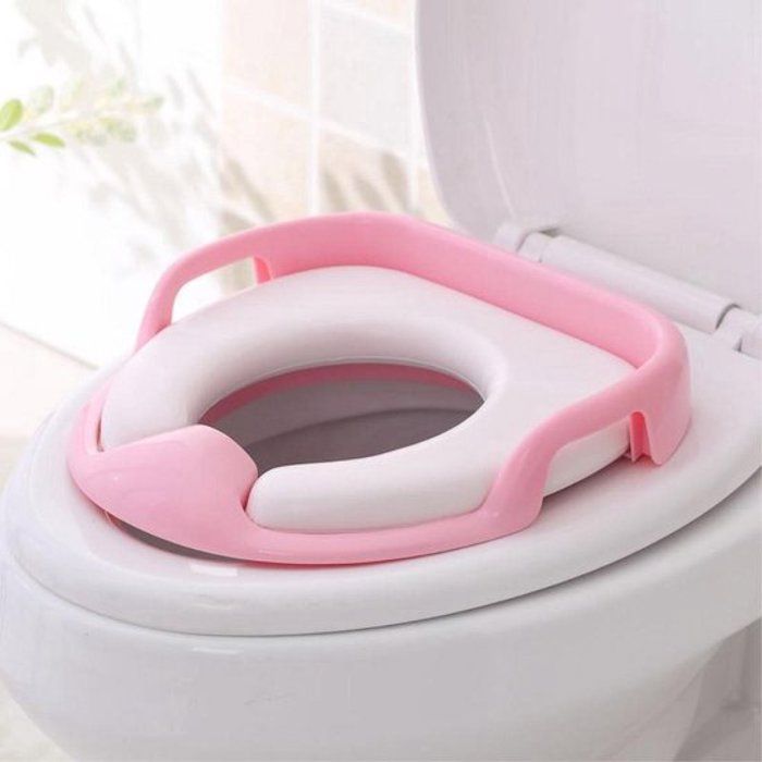 Réducteur de siège de toilette Rose