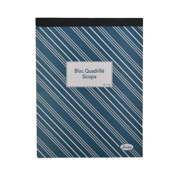 BLOC QUADRILLE 21X27 C180