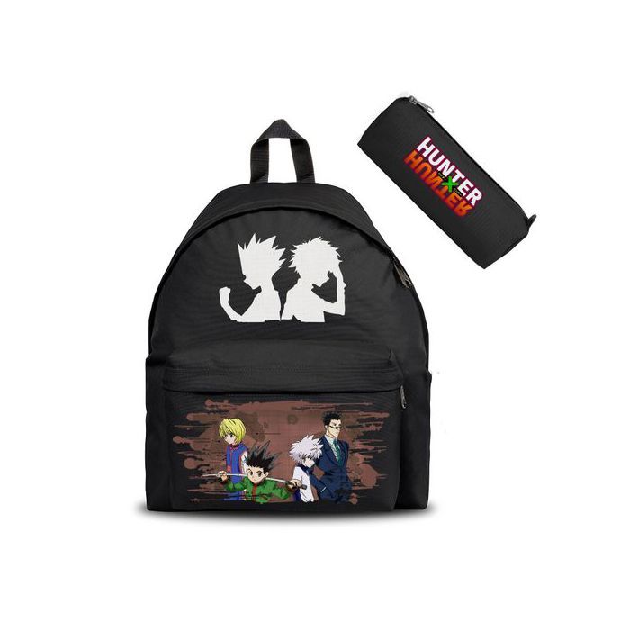 Hunter X Hunter Gon & Killua & Kurapika & Leorio Style 2 - Cartable & Trousse Scolaire