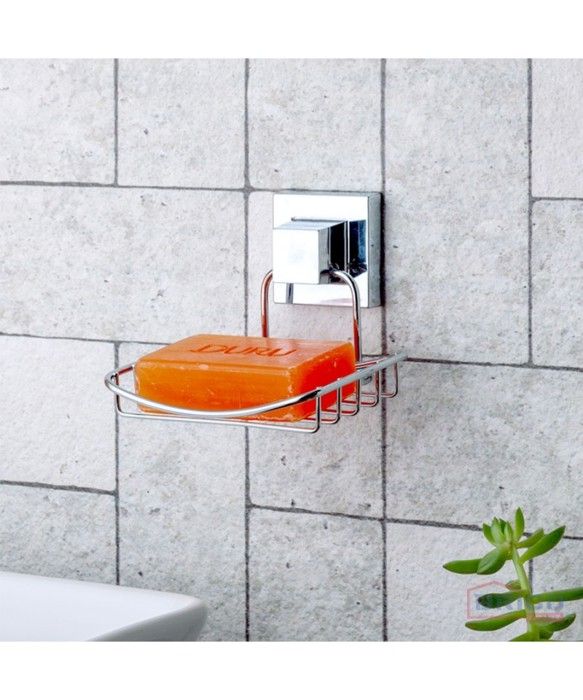Porte-savon rectangulaire, avec autocollant