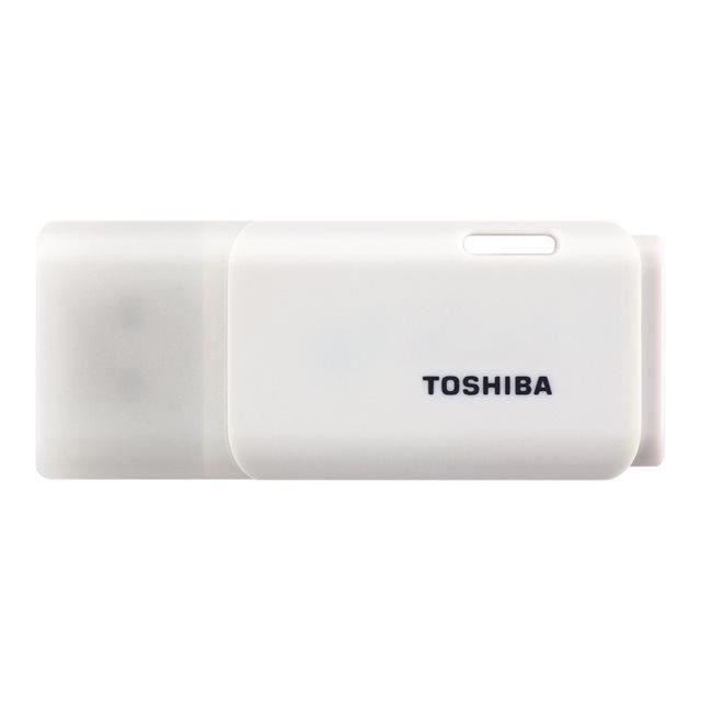Clé USB - TOSHIBA - Hayabusa U202 - 128 Go - USB 2.0 - Blanc