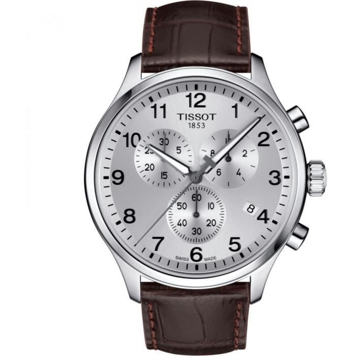 Montre - Tissot - T116.617.16.037.00 - Cuir Marron - Quartz - 45mm