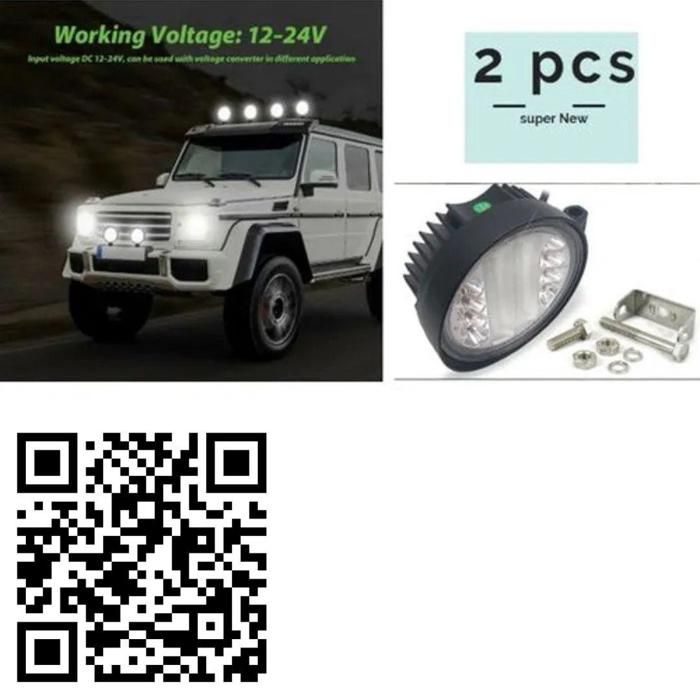 2 pièces projecteurs LED de travail faisceau combiné pour conduite tout-terrain voiture et bateau