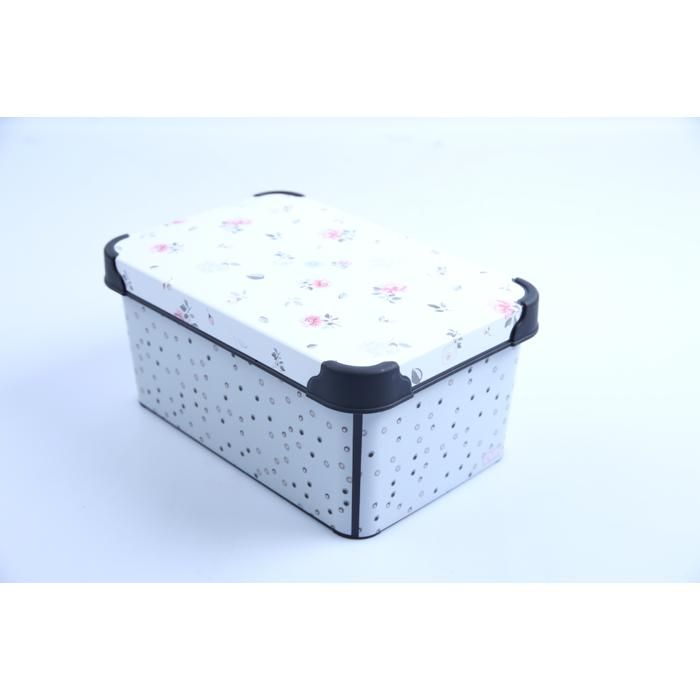 Boîte de rangement - GENERIC - Flower - 5 L - Multicolore - Plastique - Bureau
