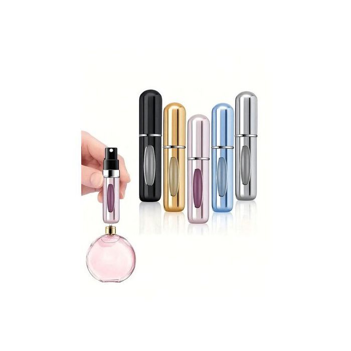 5 pièce Bouteille de recharge de parfum de 5 ml, bouteille d'atomiseur de parfum rechargeable