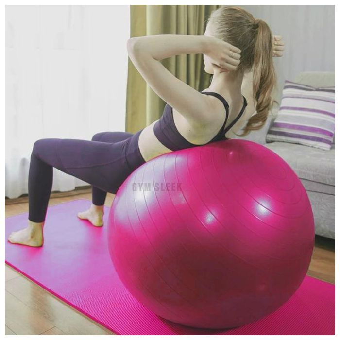 Ballon de Yoga et Fitness Anti-Explosion Antidérapant Idéal pour Pilates Musculation, Grossesse et Rééducation