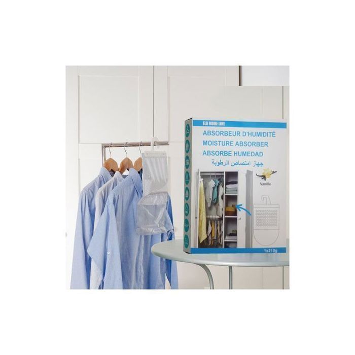 Lot de 5 Déshumidificateurs d'armoire, Absorbeur d'humidité Débarrassez-vous de l'humidité Placards
