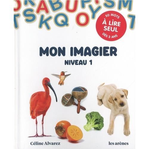 Livre éducatif - Mon imagier - Niveau 1 - Illustrations colorées - Apprentissage des mots - Pour tout-petits