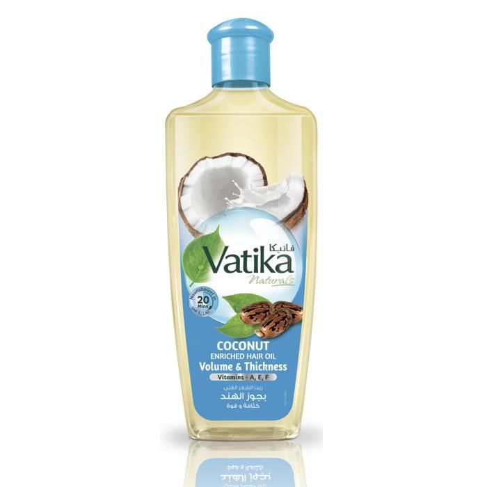 Vatika Naturals Huile Capillaire Enrichie en Noix de Coco 100ml