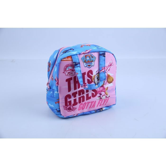 Sac goûter carré fille en satin - Motif aléatoire