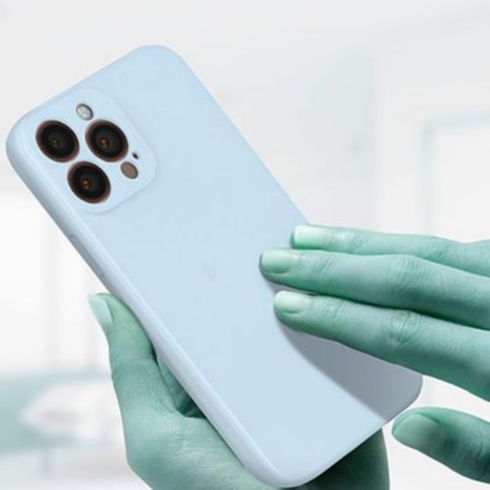Iphone 11 Pro Max, Confort Touch,Case Bleu Ciel