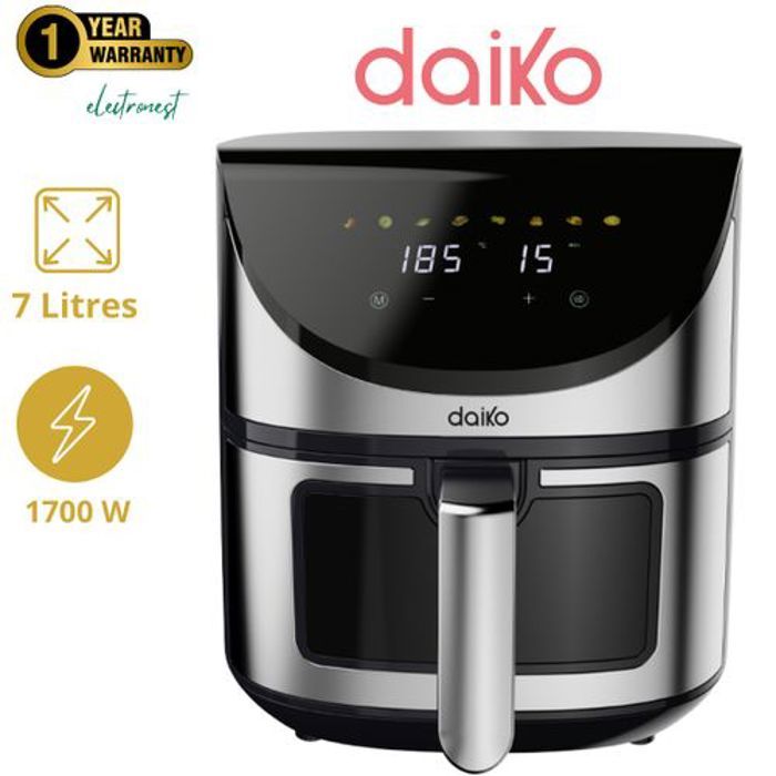 Friteuse sans Huile - 7 Litres - 8 programmes- Tactile LED - 1700W