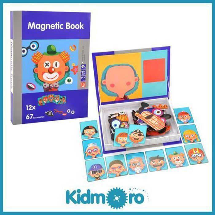 Livre de Puzzle Magnétique - Jouet Éducatif - Multicolore - 12 mois à 5 ans - Intérieur - Mixte