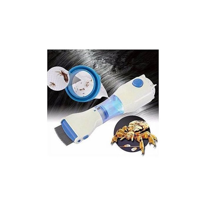 Peigne Aspirateur Anti-Poux - Elimination Poux & Lentes, Naturel
