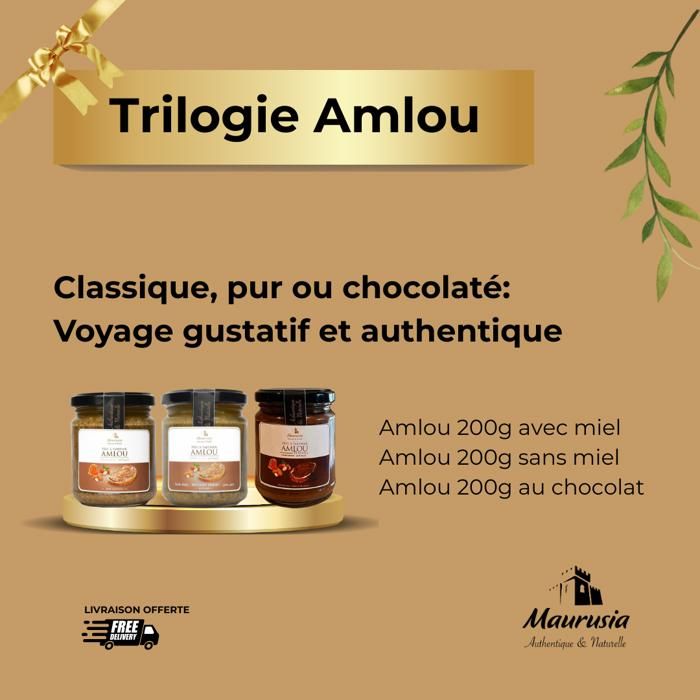 Trilogie Amlou - 3 pots goûts et vitalité