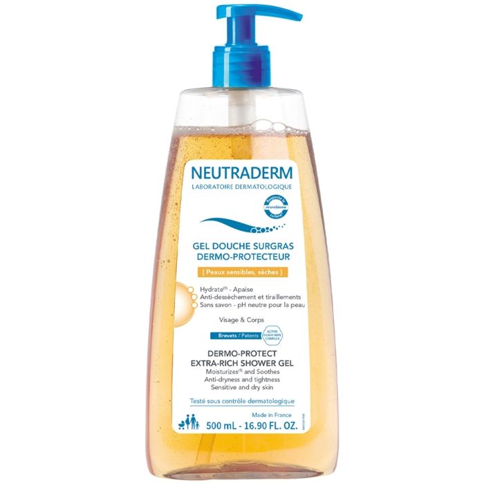 Gel Douche - Neutraderm - 500ml - Hydratant - Nourrissant - Mixte