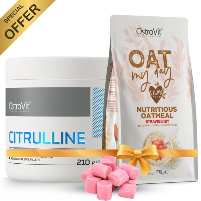 Pre-Workout Citrulline 210 g bubble gum + Flakes Oat 200 g