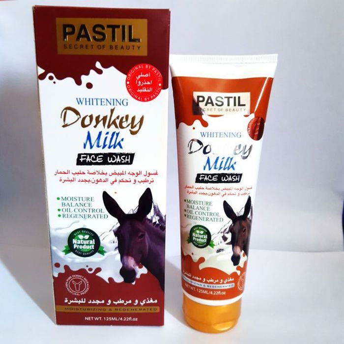 Pastil Donkey milk Nettoyant visage éclaircissant à l'extrait de lait d'ânesse 125 ml