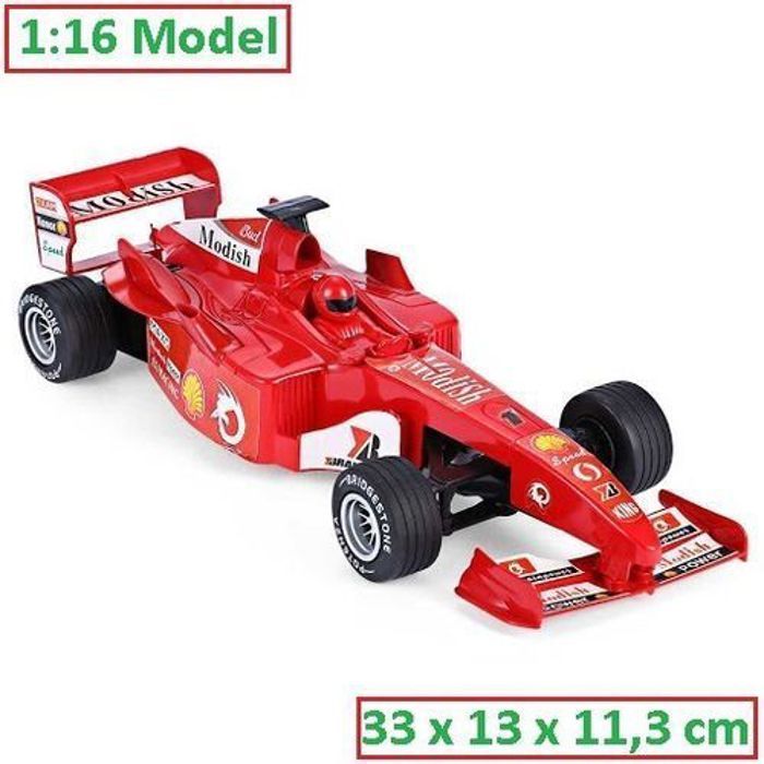 Voiture de Course - F1 - Télécommandée - Rechargeable - Jouet pour Enfant - Multicolore
