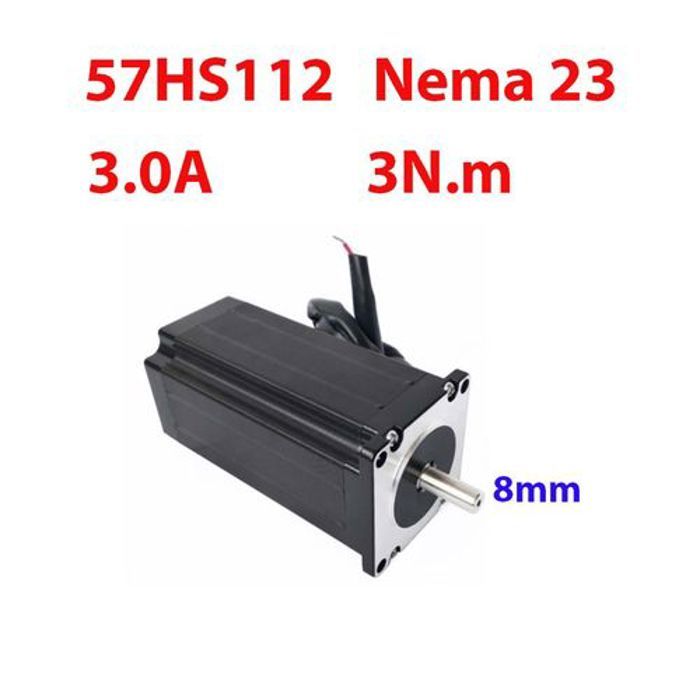 75HS112 Nema 23 arbre 8mm 3.0A 3N.m
