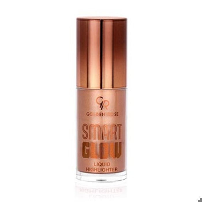 Highlighter Liquide - GOLDEN ROSE - Smart Glow 203 GR - Éclat Lumineux - Longue Tenue - Huile de Coco