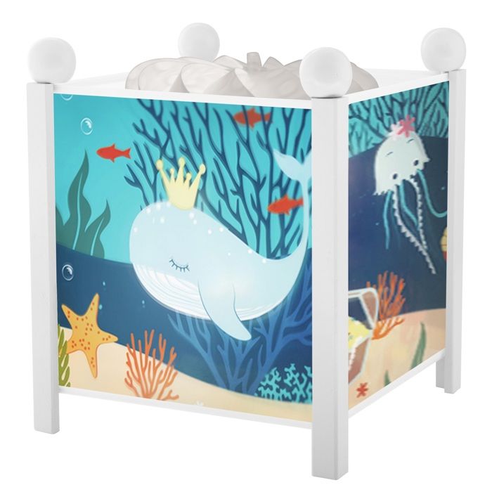 Veilleuse - TROUSSELIER - Lanterne Magique Ocean - Blanc - Electrique - Pour Enfant