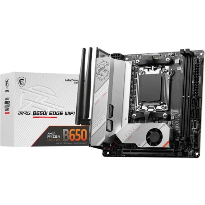 Carte mère - MSI - MPG B650I EDGE WIFI - AM5 - DDR5 - Wi-Fi 6E