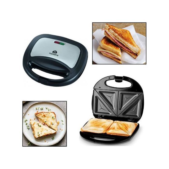 Mandine offfre appareil à panini sandwich croque monsieur électrique