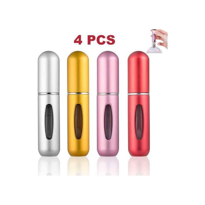 4 Pièces de Atomiseur Parfum Portable, Léger & facile à transporter, idéal pour sac à main