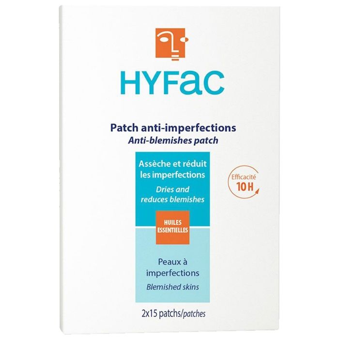 Patchs anti-imperfections - HYFAC - 15 patchs - Hypoallergénique - Pour tous types de peau - Adulte