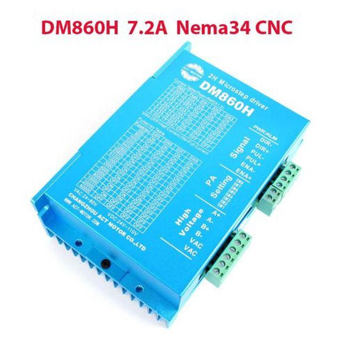 Driver moteur pas à pas, 7.2A 24-80VAC 24-110VDC Nema34 DM860H