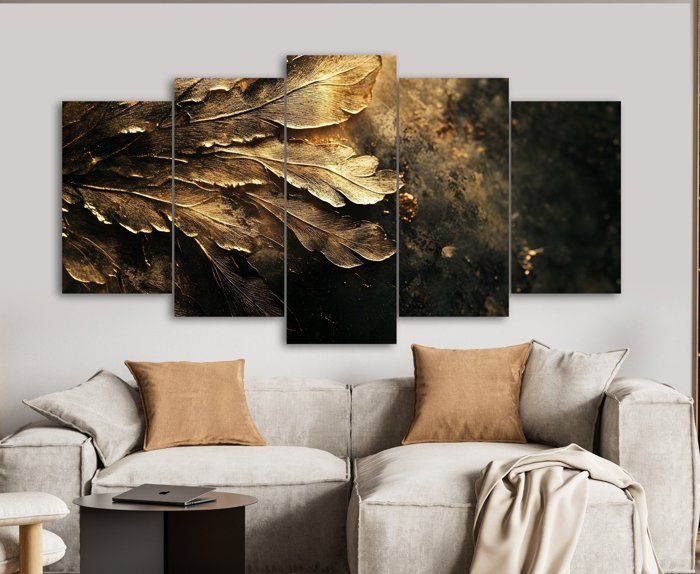 tableau décoratif 5 piéces 150cm / 75cm