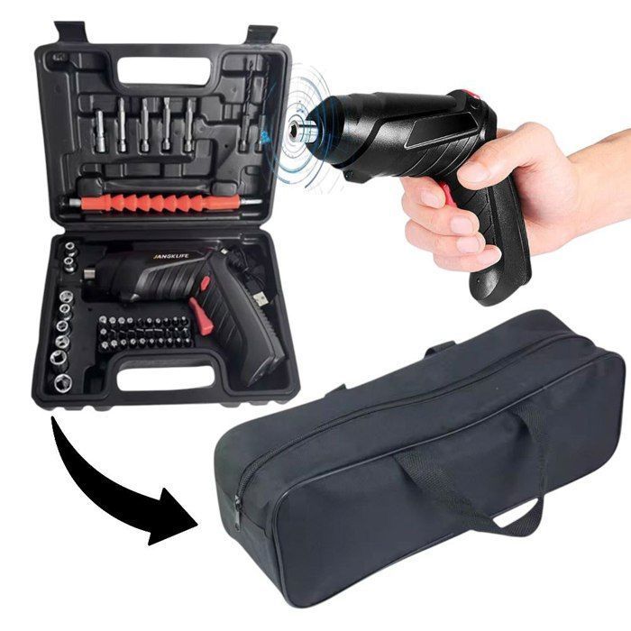 Visseuse perceuse sans fil - Non spécifié - Compacte - Puissante - Avec sac à outils