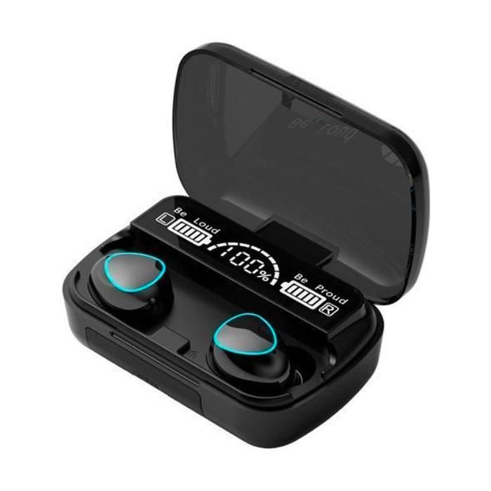 Ecouteur Bluetooth 5.3 M10 - Oreillette sans Fil 120h - Etui de Chargement IP7 Étanche HiFi Stéréo Imperméable