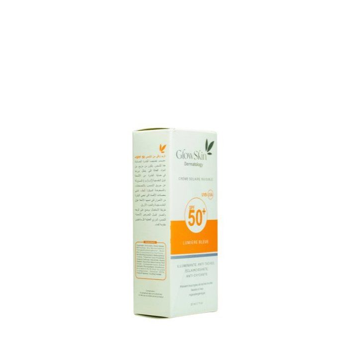 GlowSkin Dermatology – Crème Solaire Invisible SPF 50+ UVB UVA 40ml