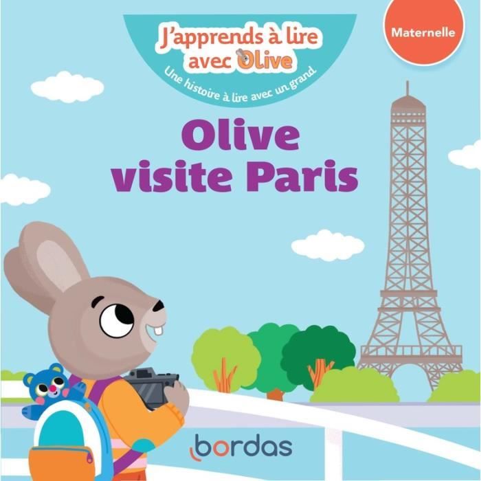 Bordas - J'apprends à lire avec Olive - Olive visite Paris - - Amram Nicole 163x163