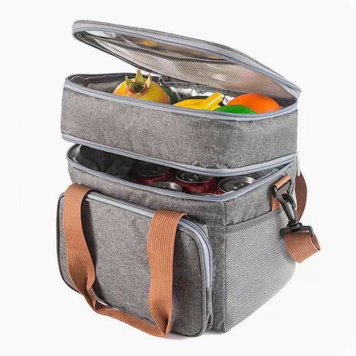 Sac Isotherme - HAUTSTORE - 12L - Double Couche - Pique-Nique - Grande Capacité